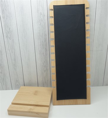Подставка зубчики  скл2-012 эко.кож чёрный 26×10см 012 - фото 12680