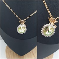 Подвеска Swarovski оп-12732 хамелеон жёлтый 12732