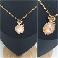 Подвеска Swarovski  оп-12733 оранжевый хамелеон 12733..