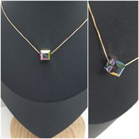 Подвеска Swarovski оп-12736 зелёный хамелеон 12736
