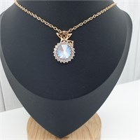 Подвеска Swarovski оп-12729 синий хамелеон 12729