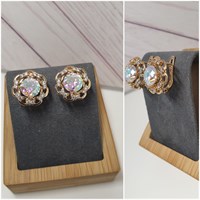 Серьги оп-12826 хамелеон светлый 12826