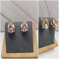 Серьги оп-12832 хамелеон светлый 12832