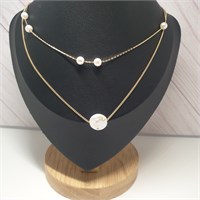 Колье-цепь оп-12883.   40,43+5см 12883