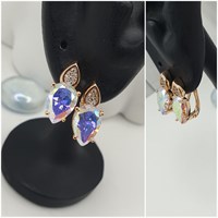 Серьги оп-13018 хамелеон 13018