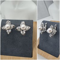 Серьги оп-13030 жемчуг 13030