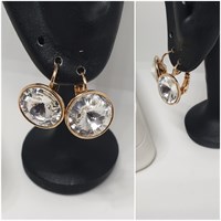 Серьги Swarovski оп-13050 /12мм прозрачный 13050