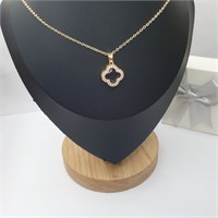 Кулон +цепь ок-10305 фиолетовый.... 10305.....